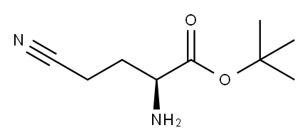 Butanoic acid, 2-amino-4-cyano-, 1,1-dimethylethyl ester, (2S)- (9CI) Structure