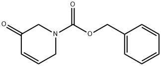 1(2H)-Pyridinecarboxylic acid, 3,6-dihydro-3-oxo-, phenylmethyl ester Structure