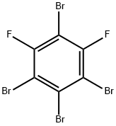 Benzene, 1,2,3,5-tetrabromo-4,6-difluoro- Structure