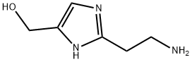1H-Imidazole-5-methanol, 2-(2-aminoethyl)- 구조식 이미지