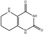 Pyrido[3,2-d]pyrimidine-2,4(1H,3H)-dione, 5,6,7,8-tetrahydro- Structure