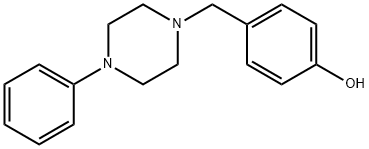 Phenol, 4-[(4-phenyl-1-piperazinyl)methyl]- 구조식 이미지