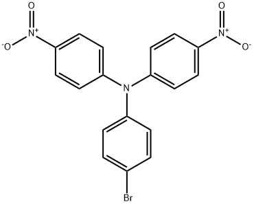 Benzenamine, N-(4-bromophenyl)-4-nitro-N-(4-nitrophenyl)- Structure