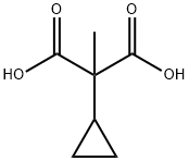 Propanedioic acid, 2-cyclopropyl-2-methyl- Structure