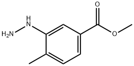 Benzoic acid, 3-hydrazinyl-4-methyl-, methyl ester Structure
