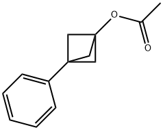 Bicyclo[1.1.1]pentan-1-ol, 3-phenyl-, 1-acetate 구조식 이미지