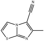 6-methylimidazo[2,1-b][1,3]thiazole-5-carbonitrile Structure