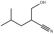 Pentanenitrile, 2-(hydroxymethyl)-4-methyl- Structure