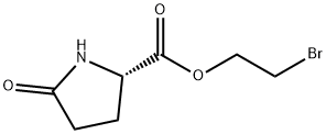 Proline, 5-oxo-, 2-bromoethyl ester 구조식 이미지