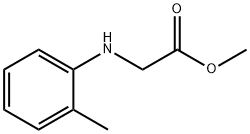 Glycine, N-(2-methylphenyl)-, methyl ester 구조식 이미지