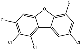 Dibenzofuran, 1,2,3,6,8-pentachloro- Structure