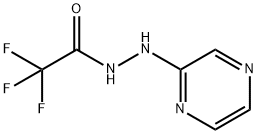 Acetic acid, 2,2,2-trifluoro-, 2-(2-pyrazinyl)hydrazide Structure