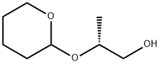 (2R)-2-((tetrahydro-2H-pyran-2-yl)oxy)propan-1-ol 구조식 이미지