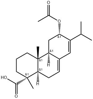 12-Acetoxyabietic acid 구조식 이미지