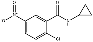 Benzamide, 2-chloro-N-cyclopropyl-5-nitro- Structure