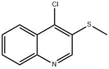 4-chloro-3-(methylsulfanyl)quinoline Structure