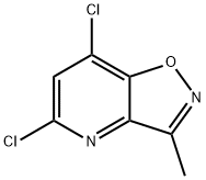 Isoxazolo[4,5-b]pyridine, 5,7-dichloro-3-methyl- Structure