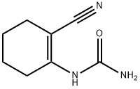 Urea, N-(2-cyano-1-cyclohexen-1-yl)- Structure