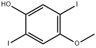 Phenol, 2,5-diiodo-4-methoxy- Structure