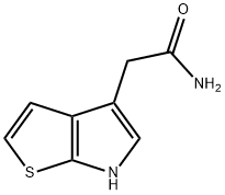 6H-Thieno[2,3-b]pyrrole-4-acetamide Structure