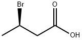 Butanoic acid, 3-bromo-, (3R)- Structure