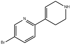 5-Bromo-1′,2′,3′,6′-tetrahydro-2,4′-bipyridine Structure