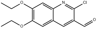 2-chloro-6,7-diethoxy-3-formylquinoline Structure