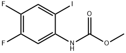 Carbamic acid, N-(4,5-difluoro-2-iodophenyl)-, methyl ester 구조식 이미지