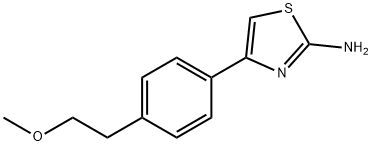 2-Thiazolamine, 4-[4-(2-methoxyethyl)phenyl]- Structure