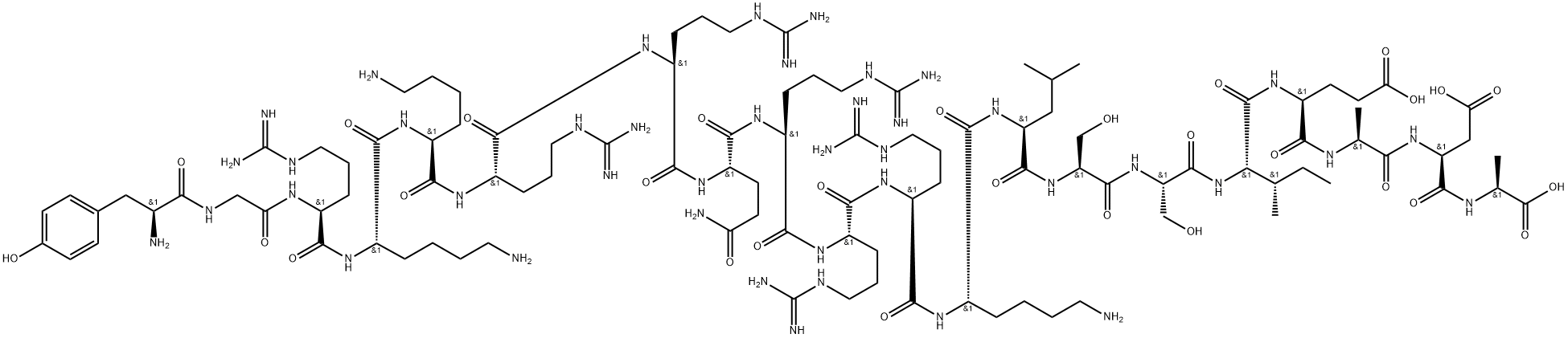 Tat-NR2Baa Structure