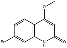 2(1H)-Quinolinone, 7-bromo-4-methoxy- Structure