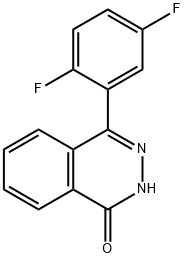 1(2H)-Phthalazinone, 4-(2,5-difluorophenyl)- Structure