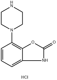 7-(Piperazin-1-yl)benzo[d]oxazol-2(3H)-one hydrochloride 구조식 이미지