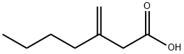 Heptanoic acid, 3-methylene- Structure