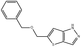 5-((Benzyloxy)methyl)-1H-thieno[3,2-c]pyrazole 구조식 이미지