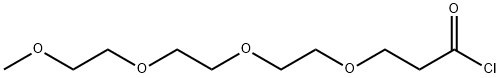 4,7,10,13-Tetraoxatetradecanoyl chloride Structure