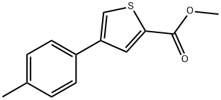 JR-9055, Methyl 4-p-tolylthiophene-2-carboxylate, 97% 구조식 이미지