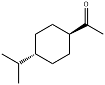 Ethanone, 1-[4-(1-methylethyl)cyclohexyl]-, trans- Structure