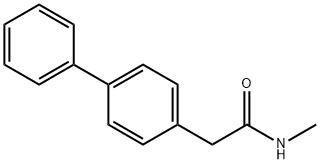 [1,1'-Biphenyl]-4-acetamide, N-methyl- Structure