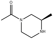 (R)-1-(3-Methylpiperazin-1-yl)ethan-1-one 구조식 이미지