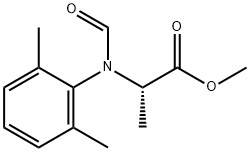 Alanine, N-(2,6-dimethylphenyl)-N-formyl-, methyl ester Structure