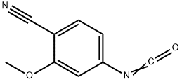 Benzonitrile, 4-isocyanato-2-methoxy- Structure