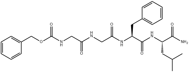 L-Leucinamide, N-[(phenylmethoxy)carbonyl]glycylglycyl-L-phenylalanyl- (9CI) Structure