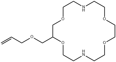 1,4,10,13-Tetraoxa-7,16-diazacyclooctadecane, 2-[(2-propen-1-yloxy)methyl]- Structure