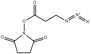 3-Azidopropanoic acid NHS ester Structure