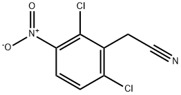 Benzeneacetonitrile, 2,6-dichloro-3-nitro- Structure