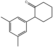 Cyclohexanone, 2-(3,5-dimethylphenyl)- 구조식 이미지