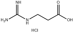 3-Guanidinopropanoic acid hydrochloride Structure