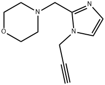 4-{[1-(prop-2-yn-1-yl)-1H-imidazol-2-yl]methyl}morpholine Structure