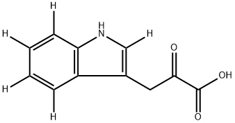 Indole-3-pyruvic Acid-d5 Structure